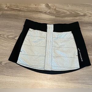 Brooks Adapt Therma Cool Reversible Winter Skirt Snap Buttons Womens Small